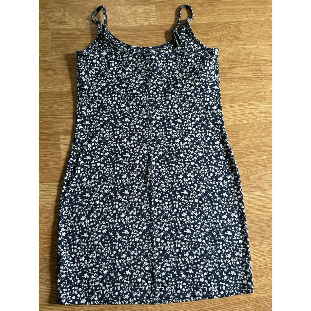 Old Navy Womens Size XL Blue And White‎ Floral Stretch Summer Dress